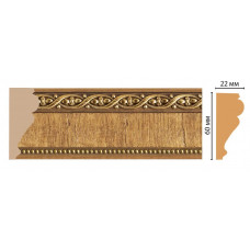 Цветной молдинг Decomaster 161-4 (60*22*2400) ДМ