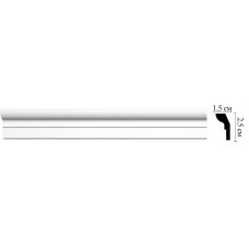 Плинтус потолочный Decomaster D111 (25*15*2000мм) ДМ