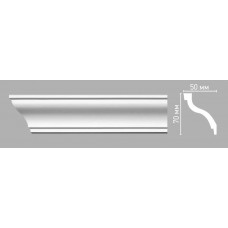Плинтус потолочный гладкий Decomaster 96212/70 (70х50х2400мм)
