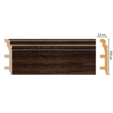 Цветной напольный плинтус Decomaster D232-438 ДМ (100*22*2400 мм)