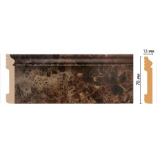 Цветной напольный плинтус Decomaster D005-713 (79*13*2400) ДМ