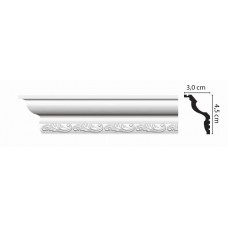Плинтус потолочный с орнаментом Decomaster D148B ДМ (30*45*2000 мм)